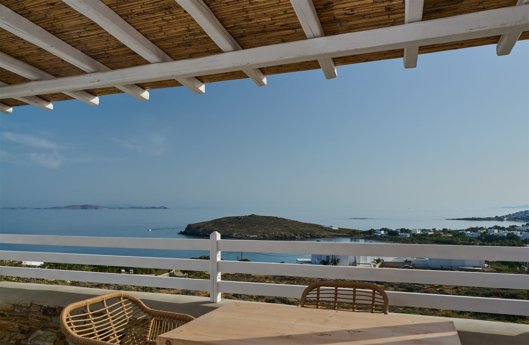 Villa Astra — balcony over the bay