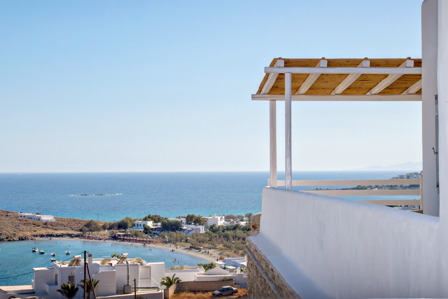 Villa Astra terrace with sea view