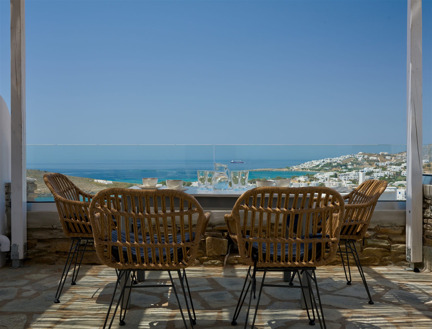 Villa Celine — balcony over the bay